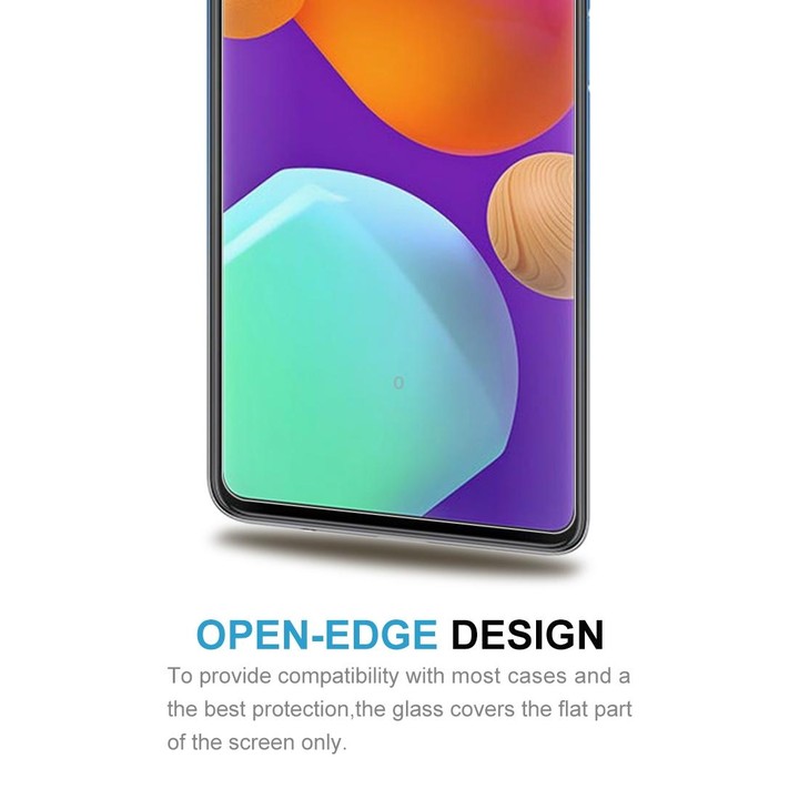 For Samsung Galaxy M62 50 PCS 0.26mm 9H 2.5D Tempered Glass Film