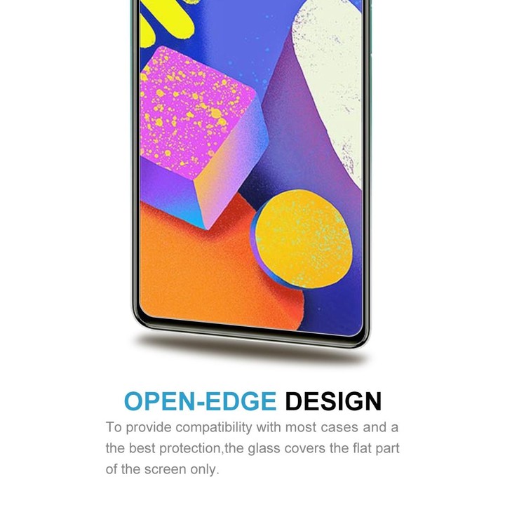 For Samsung Galaxy F62 50 PCS 0.26mm 9H 2.5D Tempered Glass Film