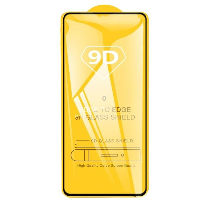 For Samsung Galaxy M62 9D Full Glue Full Screen Tempered Glass Film