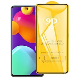 For Samsung Galaxy M62 9D Full Glue Full Screen Tempered Glass Film
