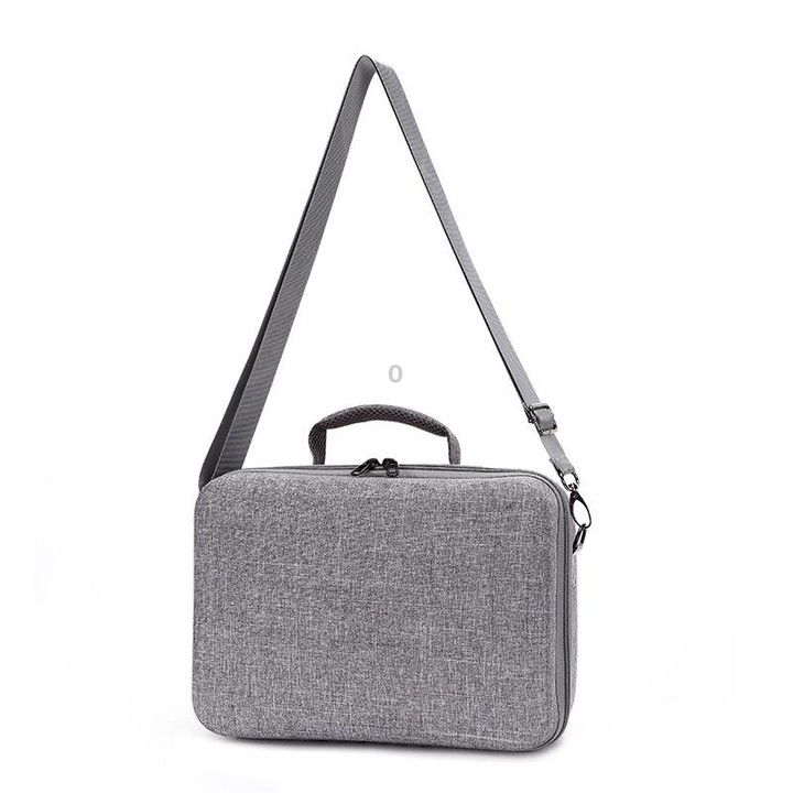 Portable Carry Case Waterproof Scratch-proof Anti-shock Travel Carrying Cover Case Box for DJI Air 2s(Grey+Red Liner)