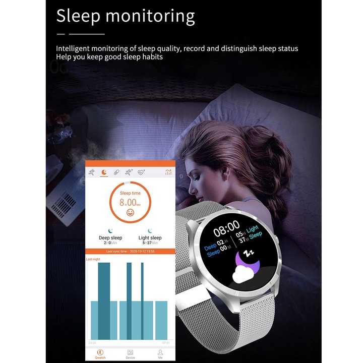 Q9L 1.28 inch IPS Color Screen IP67 Waterproof Smart Watch, Support Blood Pressure Monitoring / Heart Rate Monitoring / Sleep Mo