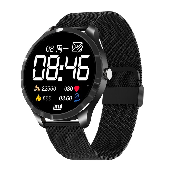 Q9L 1.28 inch IPS Color Screen IP67 Waterproof Smart Watch, Support Blood Pressure Monitoring / Heart Rate Monitoring / Sleep Mo