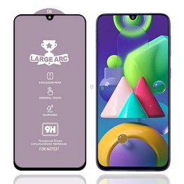 For Samsung Galaxy M21 / M21 2021 9H HD Large Arc High Alumina Full Screen Tempered Glass Film
