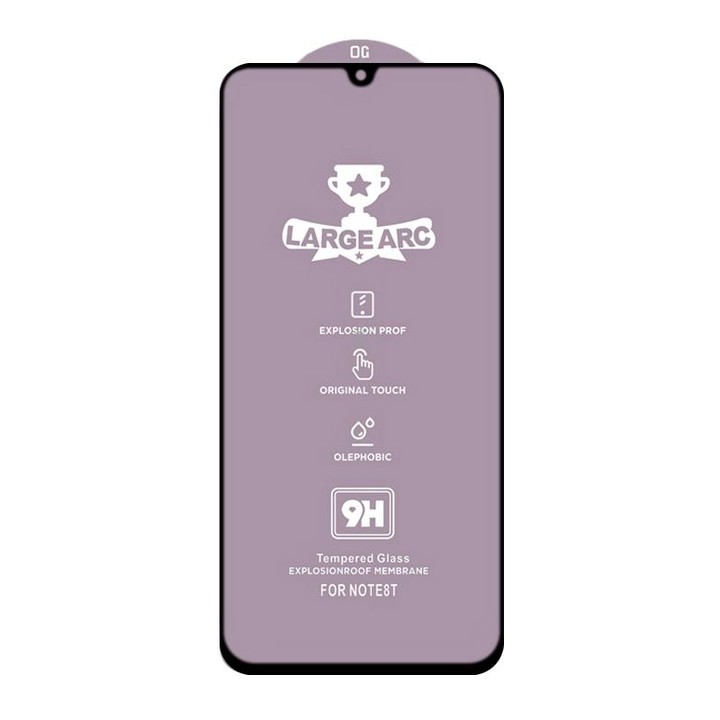 For Samsung Galaxy M21 / M21 2021 9H HD Large Arc High Alumina Full Screen Tempered Glass Film