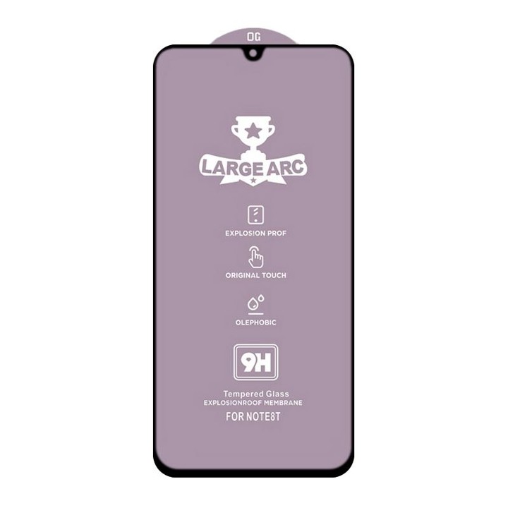 For Samsung Galaxy M31 9H HD Large Arc High Alumina Full Screen Tempered Glass Film