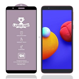 For Samsung Galaxy M01 Core 9H HD Large Arc High Alumina Full Screen Tempered Glass Film