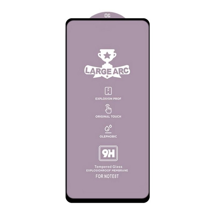 For Samsung Galaxy A21s 9H HD Large Arc High Alumina Full Screen Tempered Glass Film
