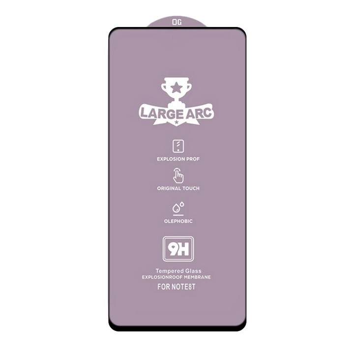 For Samsung Galaxy A51 5G 9H HD Large Arc High Alumina Full Screen Tempered Glass Film