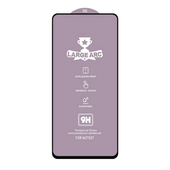 For Samsung Galaxy A52 5G 9H HD Large Arc High Alumina Full Screen Tempered Glass Film
