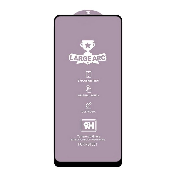 For Samsung Galaxy A21 25 PCS 9H HD Large Arc High Alumina Full Screen Tempered Glass Film