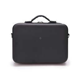 Portable Single Shoulder Storage Travel Carrying PU Cover Case Box for DJI Air 2S(Black + Red Liner)