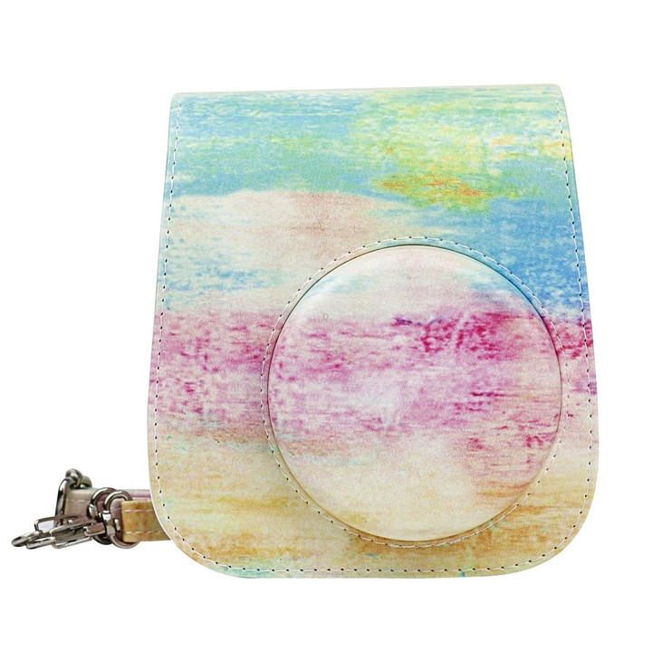 Painted Series Camera Bag with Shoulder Strap for Fujifilm Instax mini 11(Oil Paint)