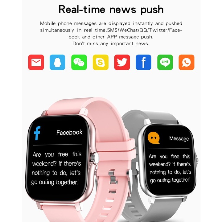 GY13 1.69 inch TFT Screen IP67 Waterproof Smart Watch, Support Music Control / Bluetooth Call / Heart Rate Monitoring / Blood Pr