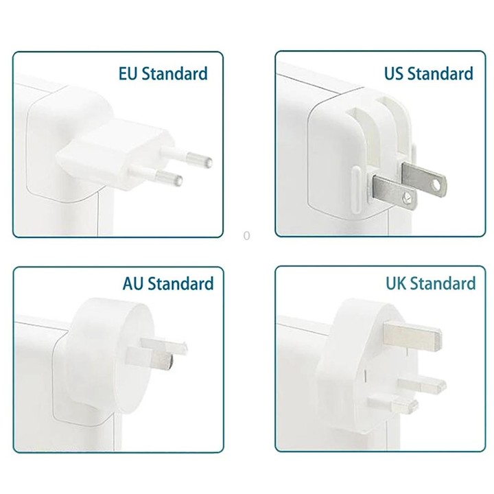 A1435 60W 16.5V 3.65A 5 Pin MagSafe 2 Power Adapter for MacBook, Cable Length: 1.6m, UK Plug