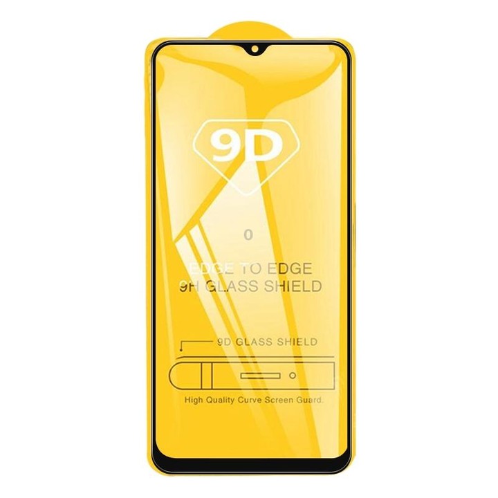 For Samsung Galaxy M12 9D Full Glue Full Screen Tempered Glass Film