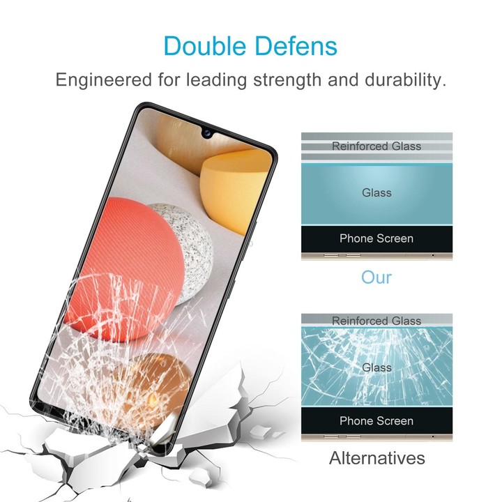 For Samsung Galaxy M42 5G 50 PCS 0.26mm 9H 2.5D Tempered Glass Film