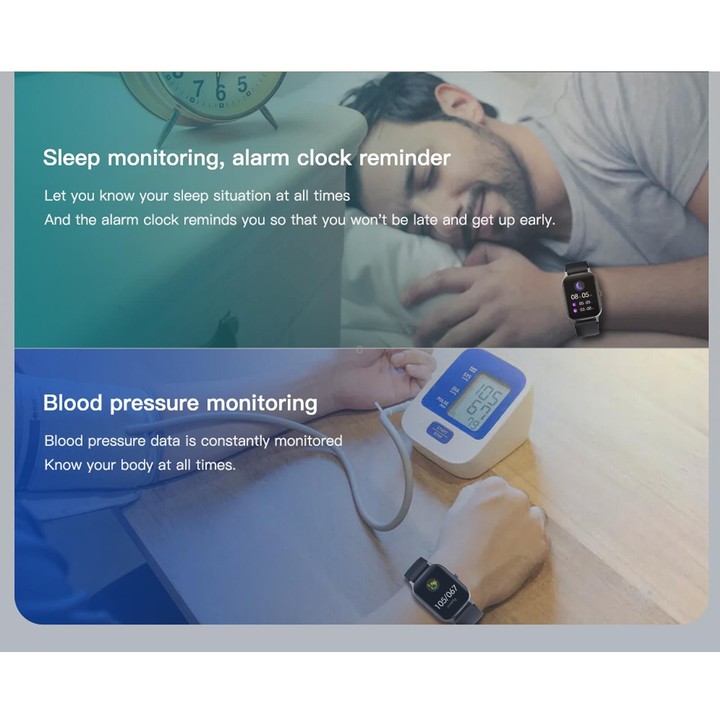 F37 1.69 inch TFT Screen IP67 Waterproof Smart Watch, Support Body Temperature Monitoring / Heart Rate Monitoring / Blood Pressu