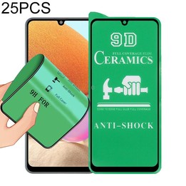 For Samsung Galaxy A32 4G 25 PCS 9D Full Screen Full Glue Ceramic Film