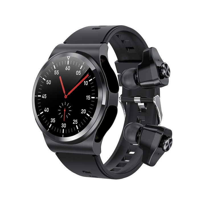 G69 1.3 inch IPS Touch Screen IP67 Waterproof Bluetooth Earphone Smart Watch, Support Sleep Monitoring / Heart Rate Monitoring /