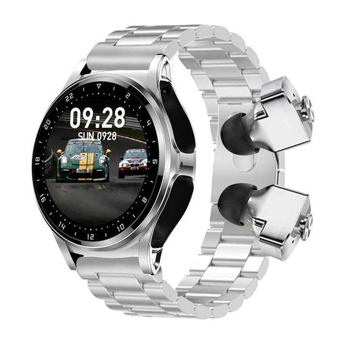 G69 1.3 inch IPS Touch Screen IP67 Waterproof Bluetooth Earphone Smart Watch, Support Sleep Monitoring / Heart Rate Monitoring /