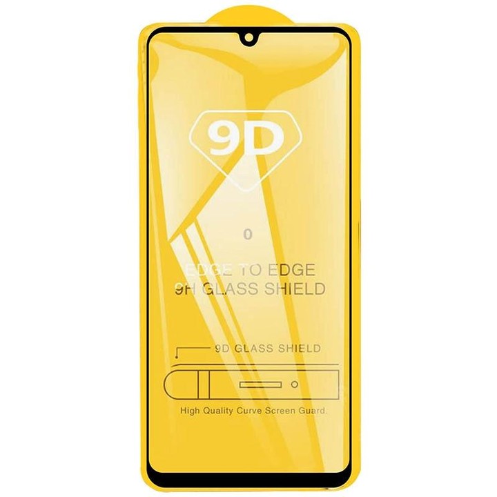 For Samsung Galaxy A22 4G 25 PCS 9D Full Glue Full Screen Tempered Glass Film