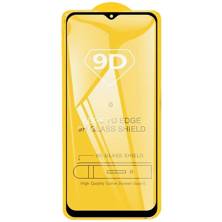 For Samsung Galaxy A22 5G 25 PCS 9D Full Glue Full Screen Tempered Glass Film