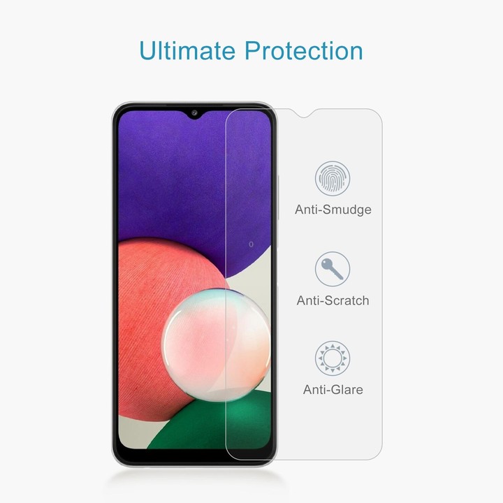 For Samsung Galaxy A22 5G / A23 10 PCS 0.26mm 9H 2.5D Tempered Glass Film