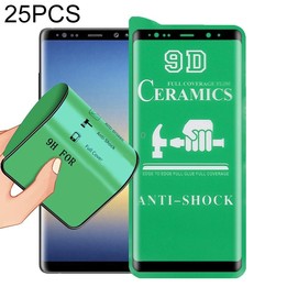 For Samsung Galaxy Note8 25 PCS 9D Full Screen Full Glue Ceramic Film
