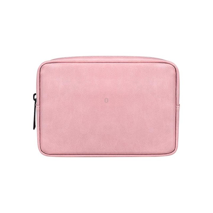 DY03 Portable Digital Accessory Leather Bag(Pink)