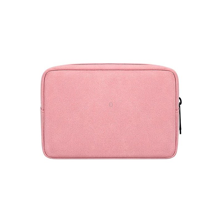 DY04 Portable Digital Accessory Frosted PU Bag(Pink)