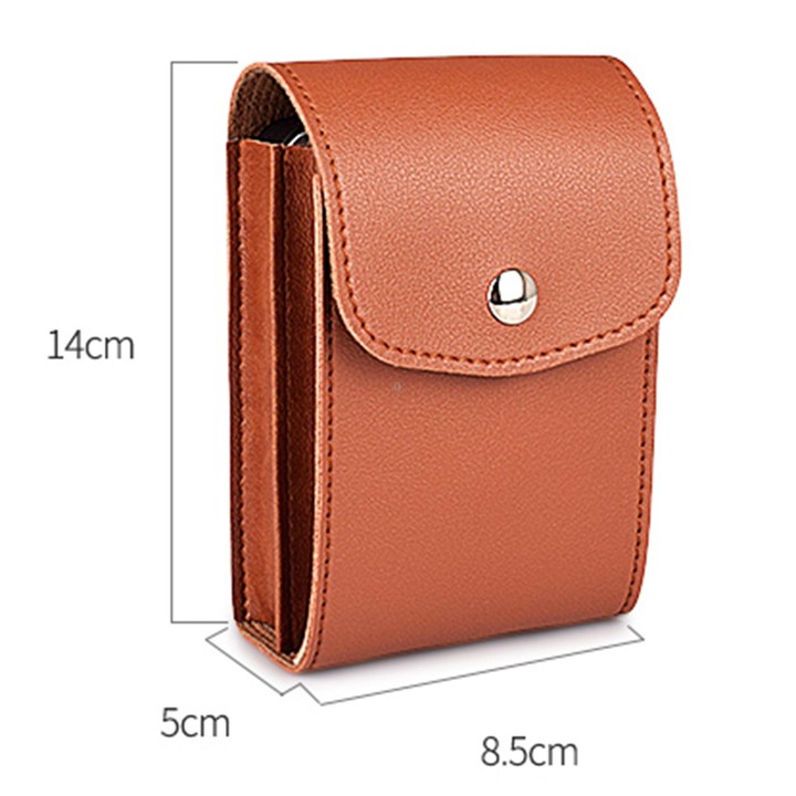 DY06 PU Leather Pattern Digital Accessory Storage Bag(Royal Blue)
