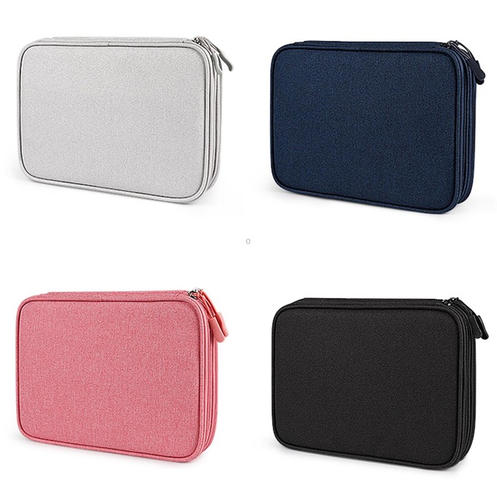 SM01S Double-layer Multifunctional Digital Accessory Storage Bag(Black)