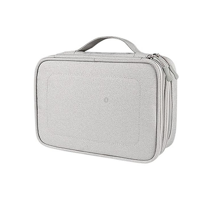 SM02S Double-layer Multifunctional Digital Accessory Storage Bag(Grey)