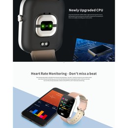 H1 1.3 inch TFT Screen IP68 Waterproof Smart Watch, Support Sleep Monitoring / Heart Rate Monitoring / ECG Electrocardiogram / V