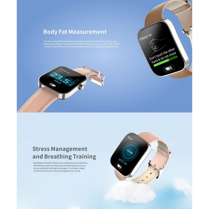 H1 1.3 inch TFT Screen IP68 Waterproof Smart Watch, Support Sleep Monitoring / Heart Rate Monitoring / ECG Electrocardiogram / V