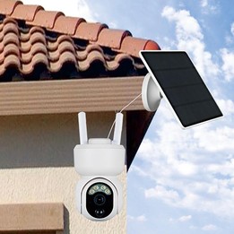 T24 1080P IP65 Waterproof Solar Smart PTZ Camera, Support Full-color Night Vision & Two-way Voice Intercom & AI Humanoid Detecti