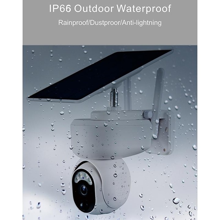 T24 1080P IP65 Waterproof Solar Smart PTZ Camera, Support Full-color Night Vision & Two-way Voice Intercom & AI Humanoid Detecti