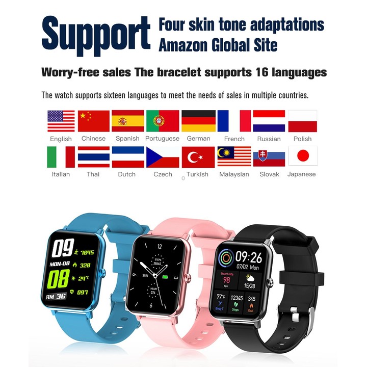 F15 Pro 1.69 inch TFT Screen IP67 Waterproof Smart Watch, Support Body Temperature Monitoring / Sleep Monitoring / Heart Rate Mo