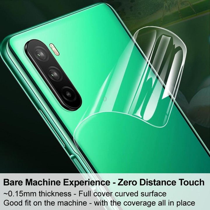 For Samsung Galaxy A52 5G / 4G 2pcs IMAK 0.15mm Curved Full Screen Protector Hydrogel Film Back Protector