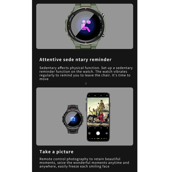 Q70C 1.28 inch TFT Touch Screen Bluetooth 5.0 IP67 Waterproof Smart Watch, Support Sleep Monitoring/Heart Rate Monitoring/Call R