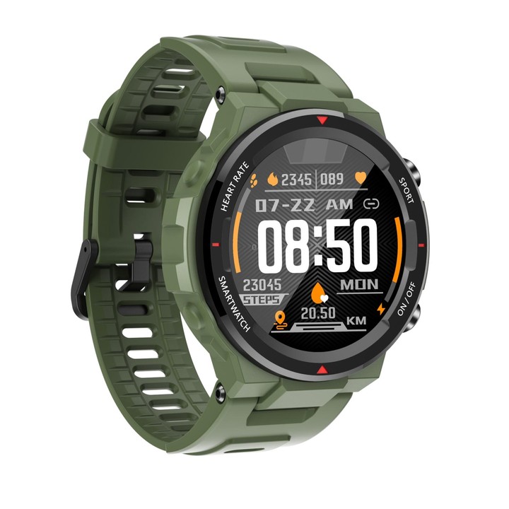 Q70C 1.28 inch TFT Touch Screen Bluetooth 5.0 IP67 Waterproof Smart Watch, Support Sleep Monitoring/Heart Rate Monitoring/Call R