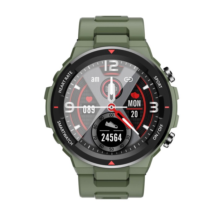 Q70C 1.28 inch TFT Touch Screen Bluetooth 5.0 IP67 Waterproof Smart Watch, Support Sleep Monitoring/Heart Rate Monitoring/Call R