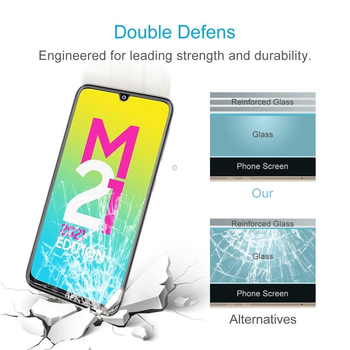 For Samsung Galaxy M21 2021/M21s/M21 10 PCS 0.26mm 9H 2.5D Tempered Glass Film