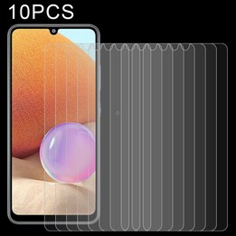 For Samsung Galaxy A32 4G 10 PCS 0.26mm 9H 2.5D Tempered Glass Film