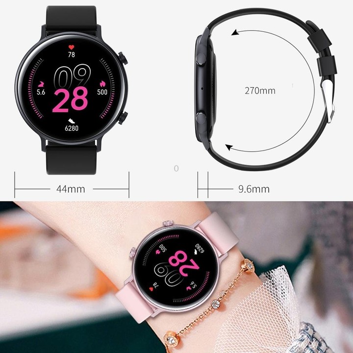 GW33 Pro 1.3 inch IPS Color Screen Bluetooth 5.1 30m Waterproof Smart Watch, Support Sleep Monitor / Heart Rate Monitor / Women