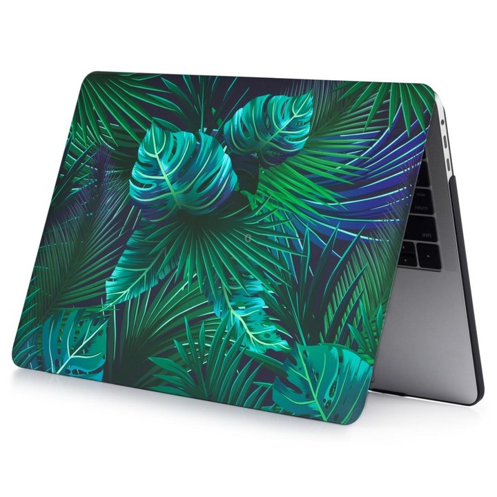 For Macbook Pro 16 inch Laptop Water Stick Style Protective Case(Palm Leaf)