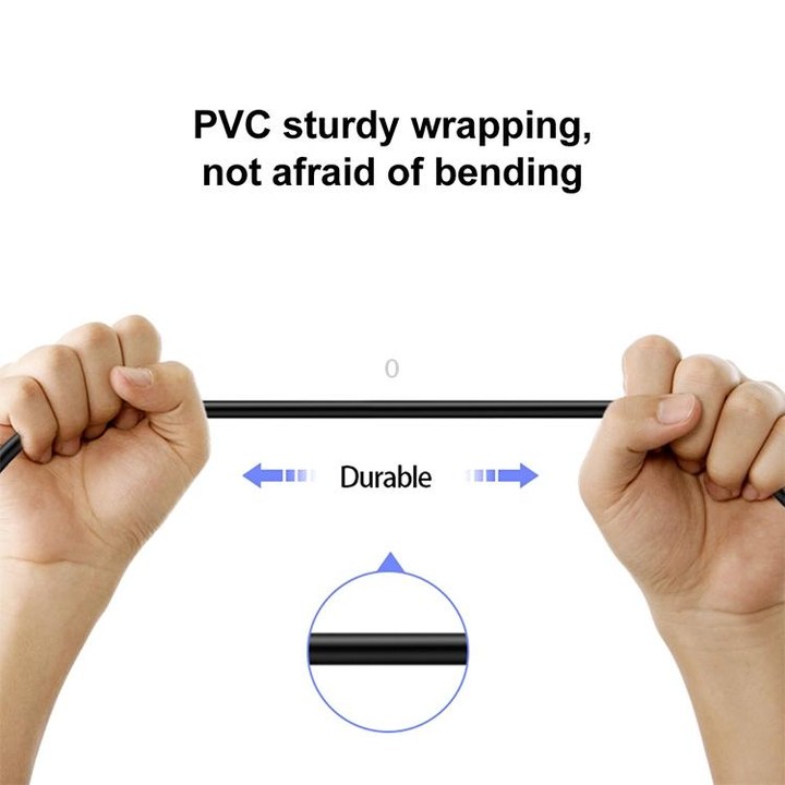 60W 3A USB-C / Type-C Male to USB-C / Type-C Elbow PD Fast Charging Magic Belt Cable, Cable Length:0.5m