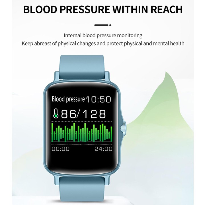 PTone 1.44 inch HD Touch Screen IP67 Waterproof Smart Watch, Support Sleep Monitoring / Heart Rate Monitoring / Blood Pressure M
