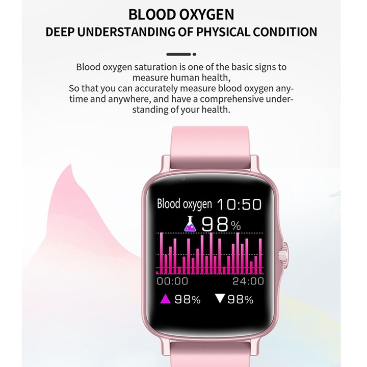 PTone 1.44 inch HD Touch Screen IP67 Waterproof Smart Watch, Support Sleep Monitoring / Heart Rate Monitoring / Blood Pressure M